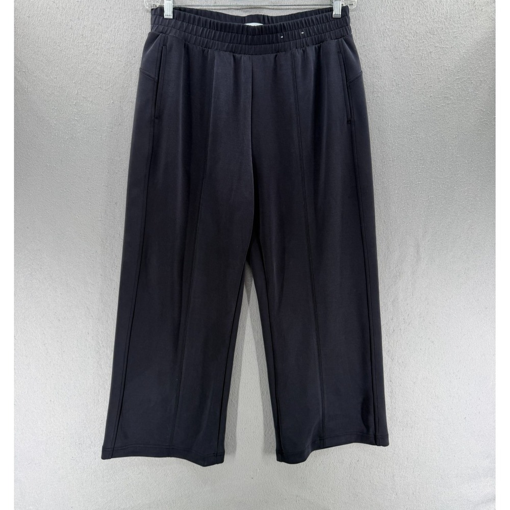 FLX Pants Womens Size L Solace Cropped Wide Leg Loose Fit High Rise‎ Comfy Soft